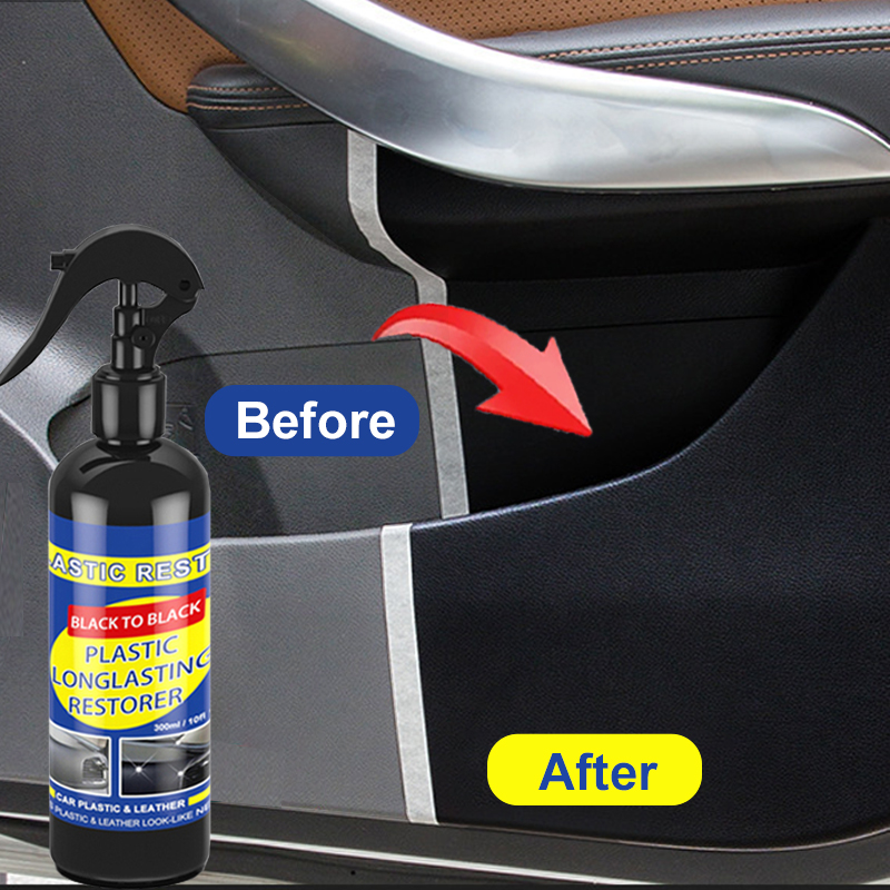 Trim Restorer Plastic - DominagroBack To Black Gloss Car Books