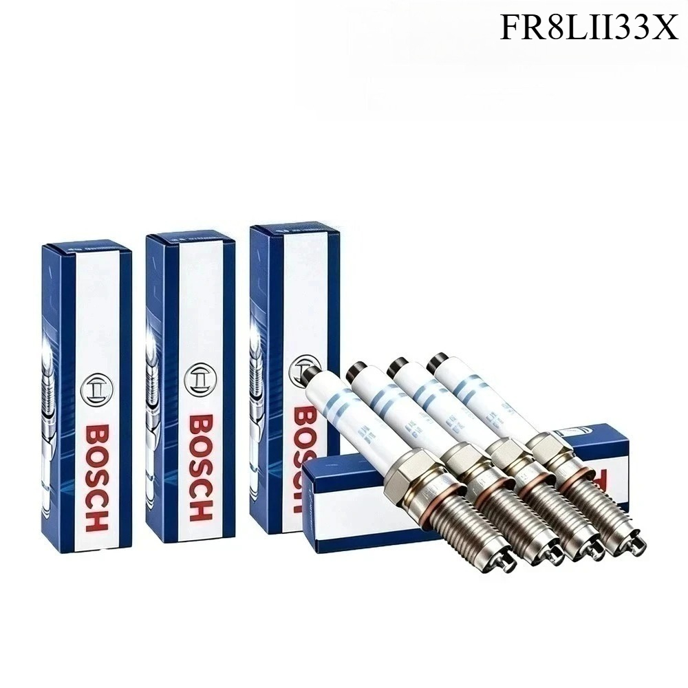 Bosch Spark Plug Iridium - Bougie d'allumage double iridium d'origine Bosch