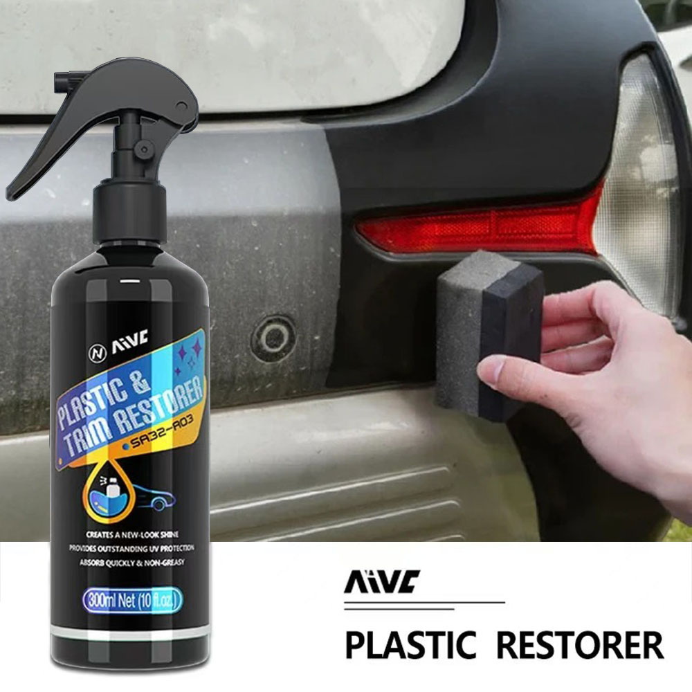 Trim Restorer Plastic - DominagroBack-Revêtement noir brillant pour garniture en