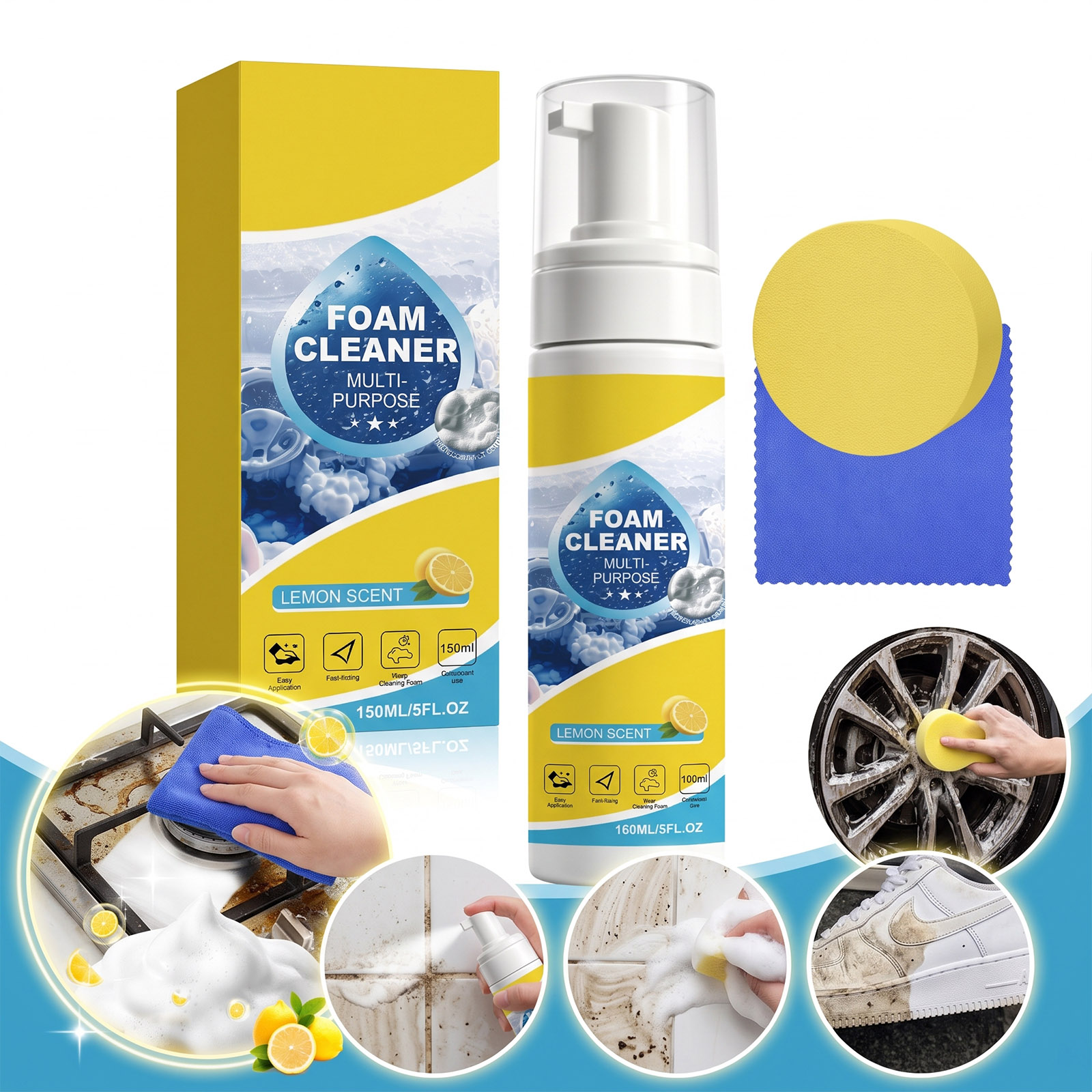 Kit de Nettoyage Moussant Mult - Interior Detailing Kit avis et prix