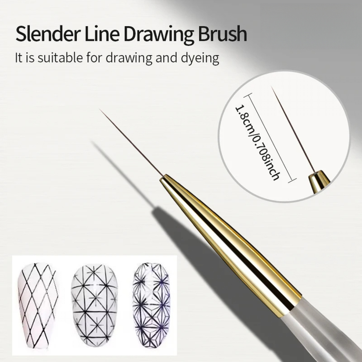 Lot de 1/2/5 pinceaux liner po - Detailing Brush Set avis et prix